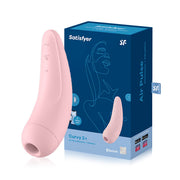 Satisfyer Curvy 2+ · App-Controlled Air-Pulse & Vibration Clitoral Stimulator