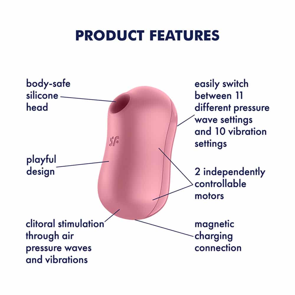 Satisfyer Cotton Candy · Dual Air-Pulse & Vibration Clitoral Stimulator