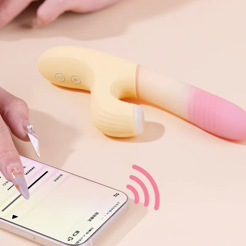 Retractable Suction Vibrator with Heating & App Control | Dual-Motion G-Spot Toy