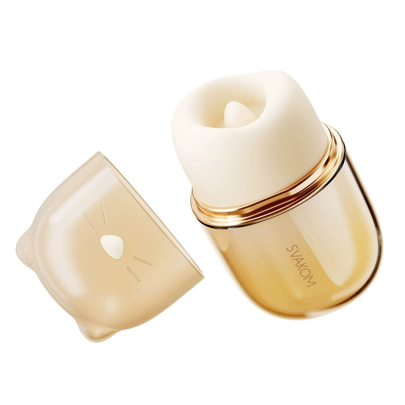 Klitty Lay-On Clitoral Stimulator · Licking Tongue & Air Pulse Suction with App Control