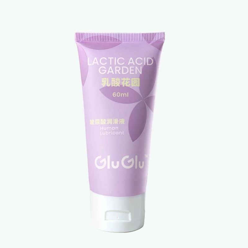 GluGlu Lactic Garden Hyaluronic Acid Lubricant · Water-Based Intimate Moisturizing Gel 60ml