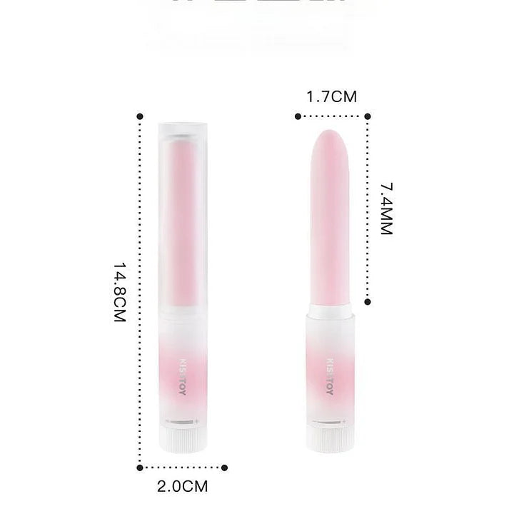 KISSTOY Pop Cherry · Dual-Motor Heating Lipstick Vibrator