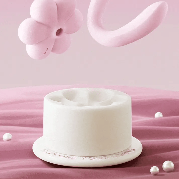 Cake Night Light Wearable Clit Suction & G-Spot Vibrator Set — App Controlled