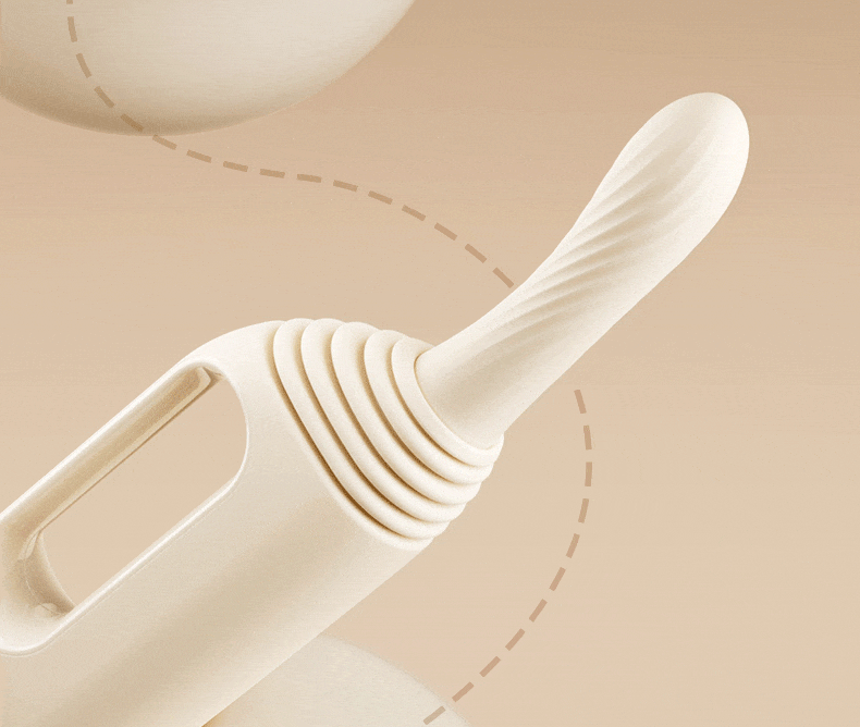 Split-Design Clit Sucking & G-Spot Thrusting Machine — App Controlled