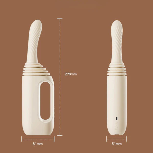 Split-Design Clit Sucking & G-Spot Thrusting Machine — App Controlled