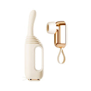 Split-Design Clit Sucking & G-Spot Thrusting Machine — App Controlled