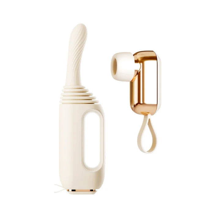 Split-Design Clit Sucking & G-Spot Thrusting Machine — App Controlled