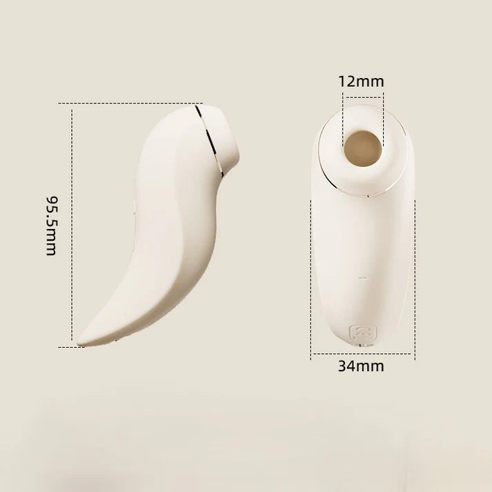Fatima Dual Rabbit Vibrator — App Controlled Suction, Thrusting & Heating