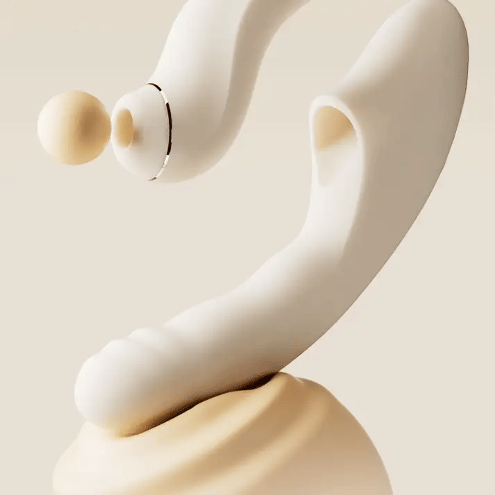 Fatima Dual Rabbit Vibrator — App Controlled Suction, Thrusting & Heating