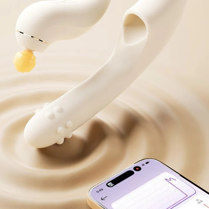 Fatima Plus Rotating & Thrusting Dual Rabbit Vibrator — App Controlled