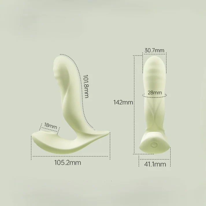 Gabriela Wearable Vibrator — Clit Sucking & G-Spot Thrusting, Remote Controlled