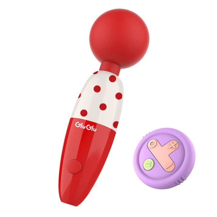 GluGlu High Clitoral Wand Vibrator, Remote Controlled