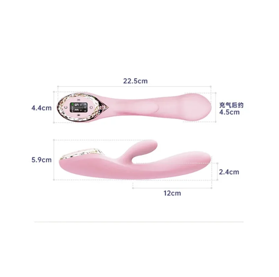 Kisstoy A-KING · Inflatable Triple-Zone Vibrator with LED Touch Screen