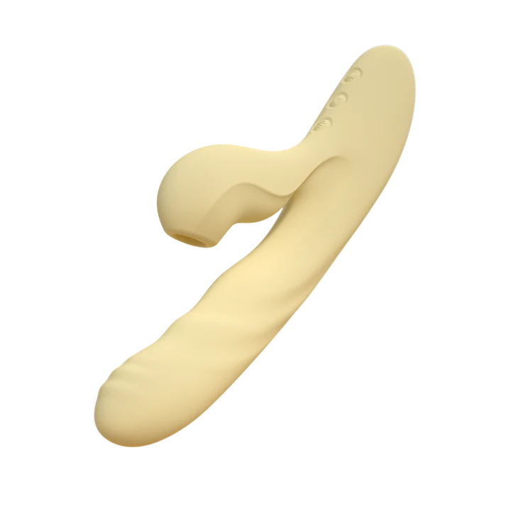 Zelda Spiral Motion Rabbit Vibrator — Warm Suction & Dual-Zone Pleasure