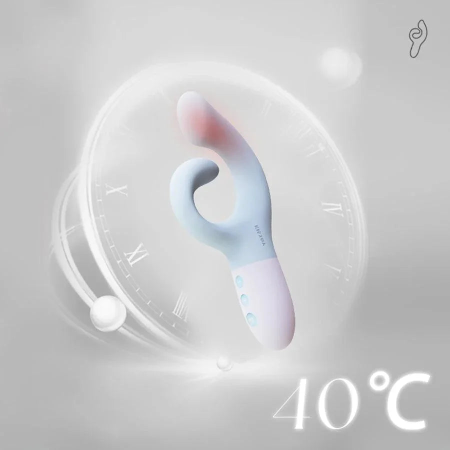 Smart Heating Rabbit Vibrator · 25-Mode Dual G-Spot & Clitoral Stimulator