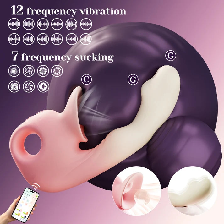 Fantasia Clit Suction G-Spot Vibrator