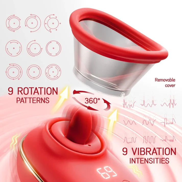 Oronova Caelia Clit Suction Licking Vibrator