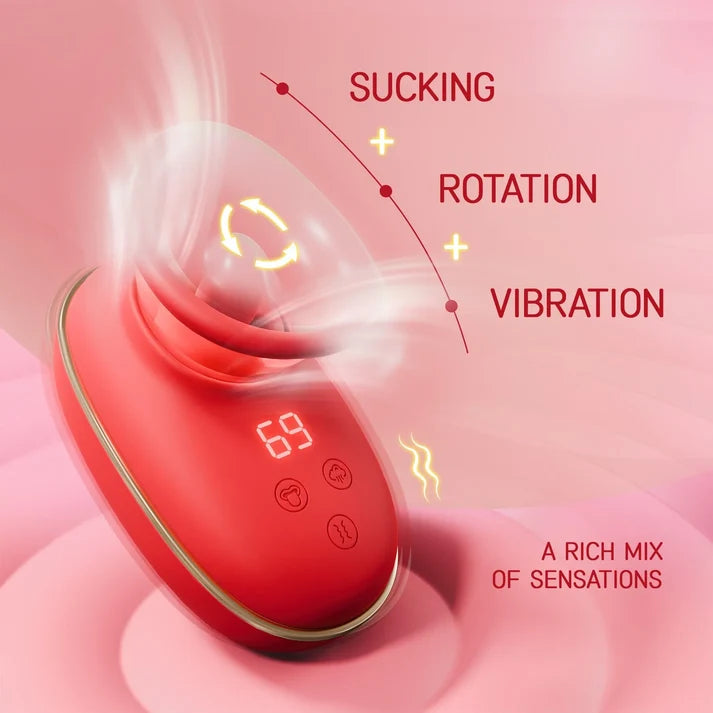 Oronova Caelia Clit Suction Licking Vibrator